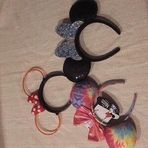 Disney Mini Mouse Disney Parks headband lot of 3